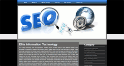 Desktop Screenshot of eliteinformationtechnology.com